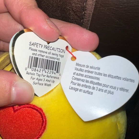 The Emoji Movie “Cat With Heart Eyes 😻” Ty Stuffed Animal - Picture 6 of 7